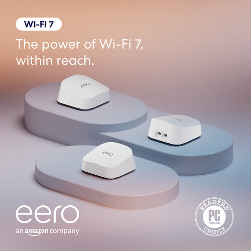 eero 7 BE1800 Sistema Wi-Fi 7 Malla Dual-Banda 1800 Mb/s 6000 pies² 3 Piezas