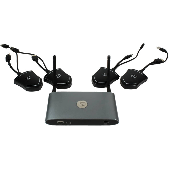 TEKVOX ShareView Sistema de Presentación Inalámbrico 4K60 HDMI USB-C