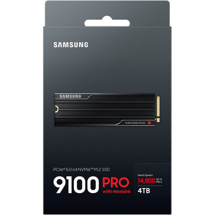 Samsung 4TB 9100 PRO PCIe 5.0 SSD M.2 2280 con Disipador 14800 MB/s Lectura