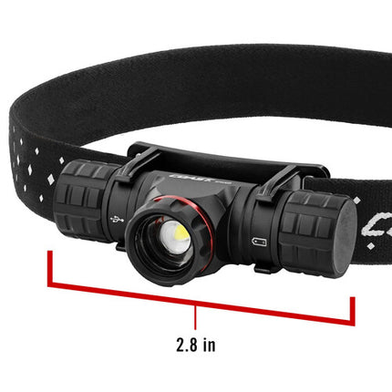 COAST XPH30R Linterna Frontal Recargable 1000 Lúmenes Banda Reflectante USB