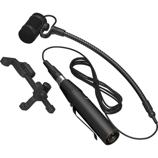 Behringer CB100 Micrófono Condensador Cardioide para Violín con Kit Completo y Cable XLR Integrado