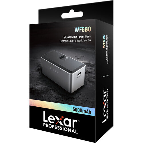 Lexar Professional Workflow Go Batería 5000mAh USB-C 4.5 Horas