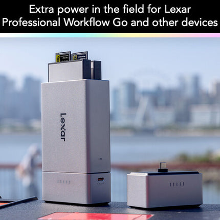 Lexar Professional Workflow Go Batería 5000mAh USB-C 4.5 Horas