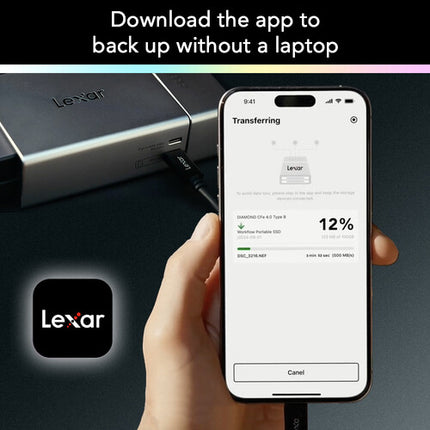 Lexar Professional Workflow Go estación de acoplamiento con SSD 2TB y lector CFexpress 4.0 Type A
