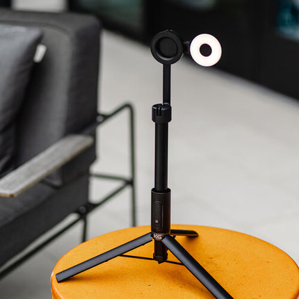 KraftGeek MagStand trípode para teléfono carga 4.4 lb altura 17.5 a 64.2" negro