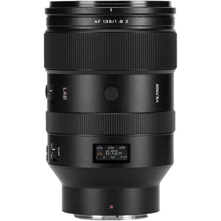 Viltrox AF 135mm f1.8 Teleobjetivo para Nikon Z con enfoque rápido y diafragma de 9 hojas
