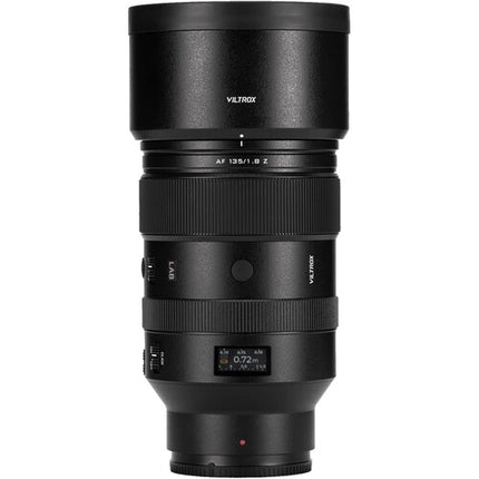 Viltrox AF 135mm f1.8 Teleobjetivo para Nikon Z con enfoque rápido y diafragma de 9 hojas