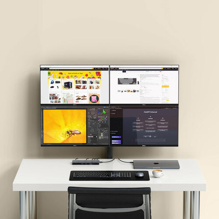 Satechi Thunderbolt 4 Estación de Acoplamiento Multi Pantalla 96W PD 2 HDMI