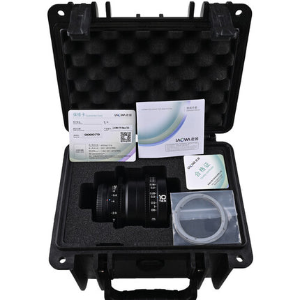 Venus Optics Laowa 10mm T2.9 Zero-D Lente Cine Ultra Gran Angular FOV 130° Estuche rígido