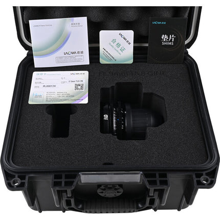 Venus Optics Laowa 9mm T5.8 Zero-D Objetivo Cine Full Frame 134° FOV Estuche rígido