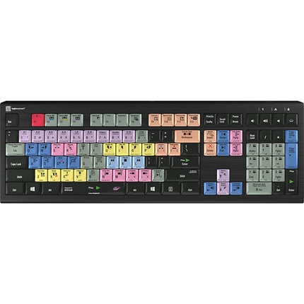 Logickeyboard ASTRA 2 Teclado Retroiluminado para Grass Valley Edius X 108 Teclas USB