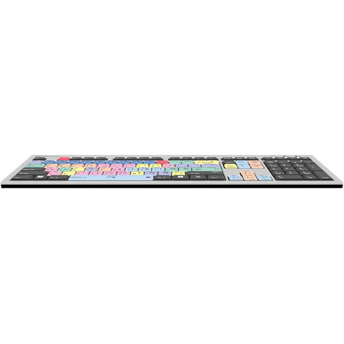Logickeyboard Adobe Premiere Pro CC Teclado Slim Line Plata 2 USB 2.0