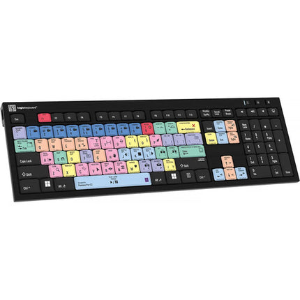 Logickeyboard Adobe Premiere Pro CC Nero Teclado Cableado USB con Puertos USB 2.0