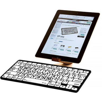 Logickeyboard Mini Teclado Bluetooth Impresión Grande 32.8' Compatible Apple