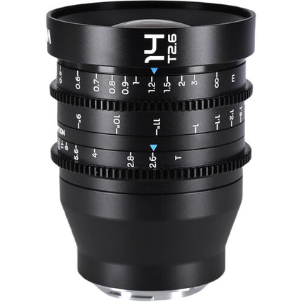 Venus Optics Laowa 14mm T2.6 Zero-D Lente de Cine Sony E FOV 117.8° 77mm filtro estuche rígido