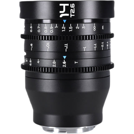 Venus Optics Laowa 14mm T2.6 Zero-D Lente de Cine Sony E FOV 117.8° 77mm filtro estuche rígido