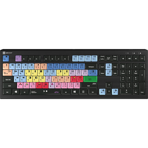 Logickeyboard ASTRA 2 Teclado Retroiluminado para Avid NewsCutter USB 104 Teclas