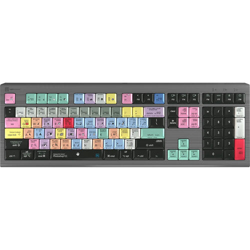 Logickeyboard ASTRA 2 teclado retroiluminado para Adobe Photoshop CC Mac USB