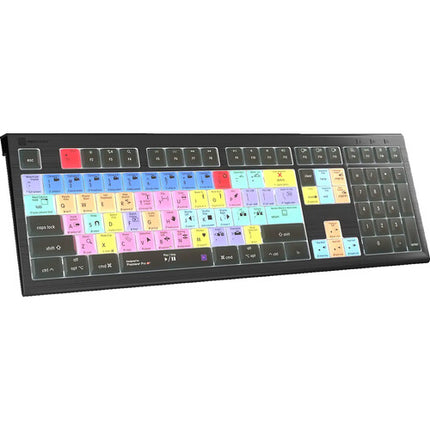 Logickeyboard ASTRA 2 Teclado Retroiluminado Adobe Premiere Pro CC 104 Teclas Mac USB-A