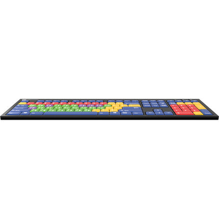 Logickeyboard Pedagogy Teclado de Aprendizaje para Windows con Teclas Codificadas y Luz USB