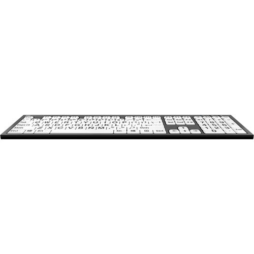 Logickeyboard Nero teclado Braille y letras grandes 104 teclas USB tipo A