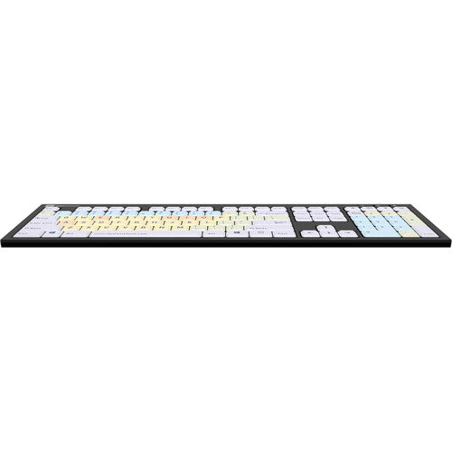Logickeyboard Dyslexie Teclado para Dislexia con Fuente Especial 2 USB 2.0 Puertos y LogicLight Gratis