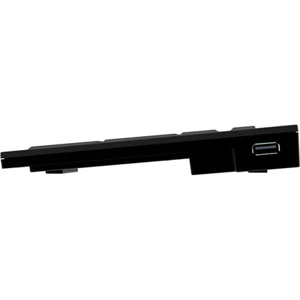 Logickeyboard Nero Slimline Teclado para Avid Media Composer con 2 Puertos USB y Teclas Codificadas