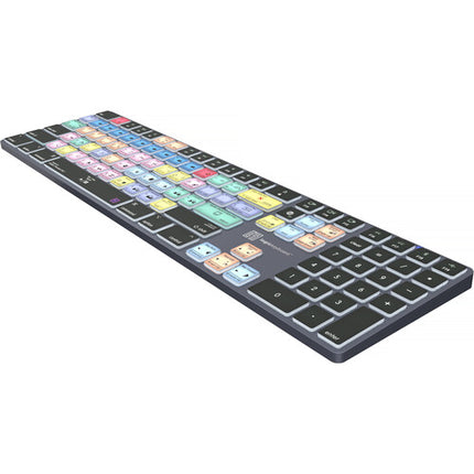 Logickeyboard TITAN Teclado Inalámbrico para Adobe Premiere Pro CC con 62 Atajos y Retroiluminación