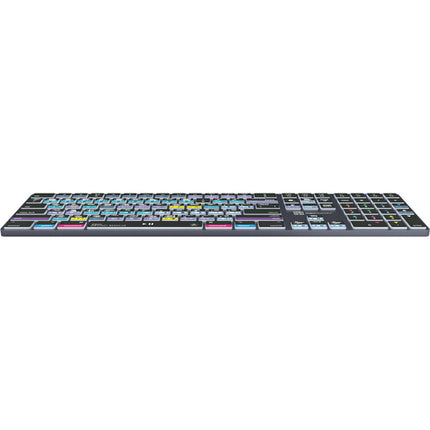 Logickeyboard TITAN DaVinci Resolve Teclado Inalámbrico Bluetooth USB-C Retroiluminado