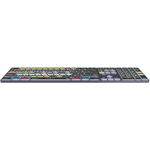 Logickeyboard TITAN Ableton Live Teclado inalámbrico para Mac Bluetooth USB-C Retroiluminado