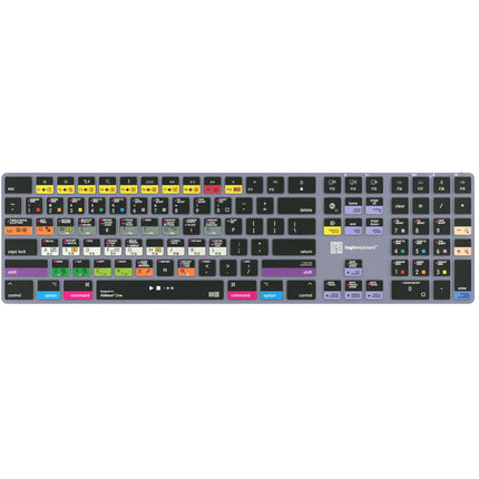 Logickeyboard TITAN Ableton Live Teclado inalámbrico para Mac Bluetooth USB-C Retroiluminado