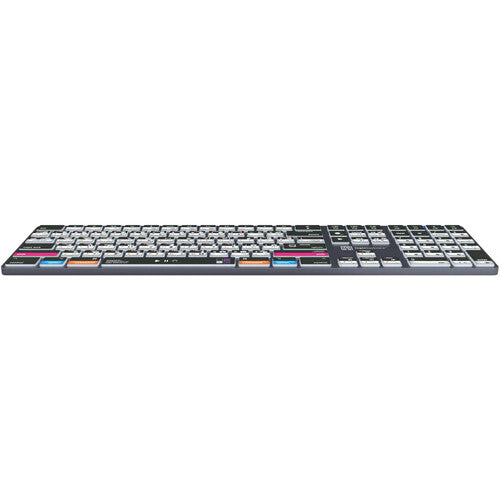 Logickeyboard TITAN Teclado Inalámbrico para Adobe con 220 Atajos y Batería Recargable