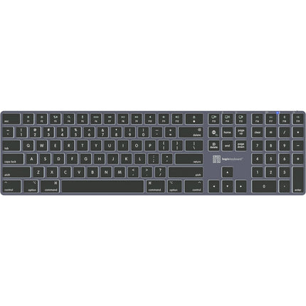 Logickeyboard TITAN teclado inalámbrico retroiluminado para Mac Bluetooth USB-C batería 300 horas