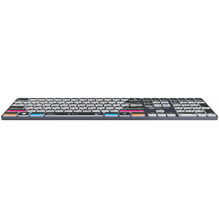 Logickeyboard Adobe Premiere Pro & After Effects TITAN Teclado Inalámbrico Retroiluminado US English para Windows USB-C Bluetooth 108 Teclas
