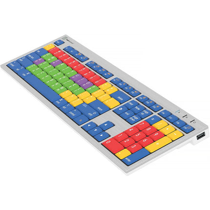 Logickeyboard ALBA Teclado Educativo para Niños macOS 108 Teclas USB-A