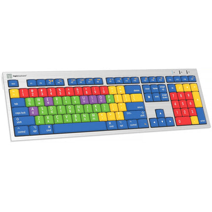 Logickeyboard ALBA Teclado Educativo para Niños macOS 108 Teclas USB-A
