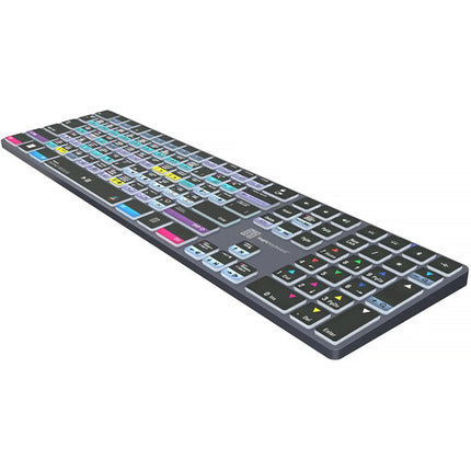 Logickeyboard Davinci Resolve Classic TITAN teclado inalámbrico retroiluminado 108 teclas batería recargable Bluetooth 30' Windows