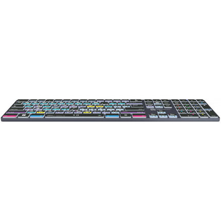 Logickeyboard Davinci Resolve Classic TITAN teclado inalámbrico retroiluminado 108 teclas batería recargable Bluetooth 30' Windows