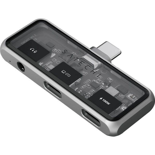 Satechi Mobile XR Hub con Audio Puerto USB-C 100W PD y Soporte 4K 60Hz