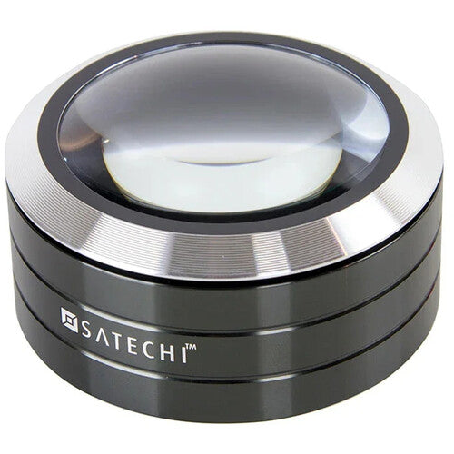 Satechi ReadMate Lupa de Mesa LED 5x con Iluminación y Baterías CR2016