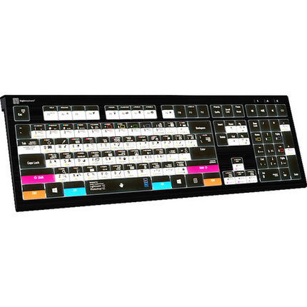 Logickeyboard Adobe Photographer ASTRA 2 Teclado retroiluminado USB 3.0 con teclas coloreadas