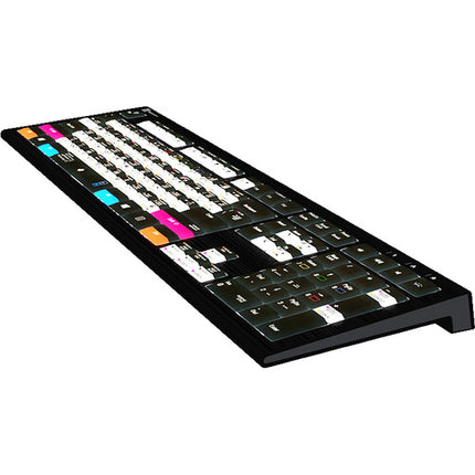 Logickeyboard Adobe Photographer ASTRA 2 Teclado retroiluminado USB 3.0 con teclas coloreadas