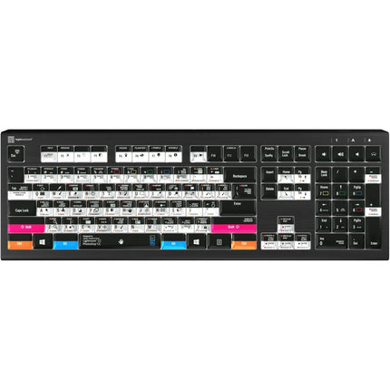 Logickeyboard Adobe Photographer ASTRA 2 Teclado retroiluminado USB 3.0 con teclas coloreadas