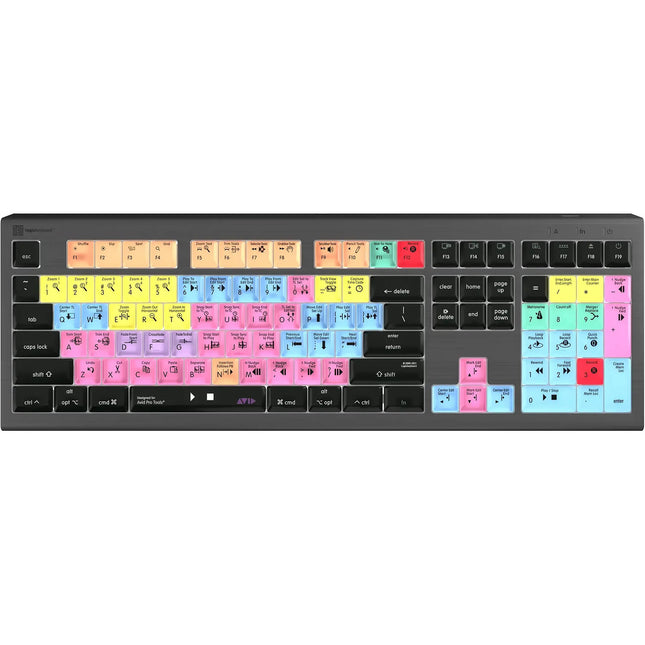 Logickeyboard ASTRA 2 Teclado Retroiluminado para Pro Tools Mac US 104 Teclas USB