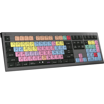 Logickeyboard ASTRA 2 Teclado Retroiluminado para Pro Tools Mac US 104 Teclas USB