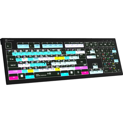Logickeyboard ASTRA 2 Teclado Retroiluminado para DaVinci Resolve 108 Teclas USB-A