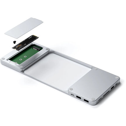 Satechi USB-C Slim Dock para iMac 24" 2021 2023 con SSD y microSD