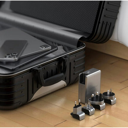 Satechi 145W Cargador USB-C de viaje 4 puertos con tecnología GaN y protección múltiple