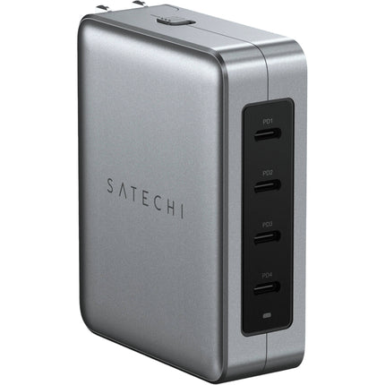 Satechi 145W Cargador USB-C de viaje 4 puertos con tecnología GaN y protección múltiple