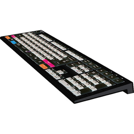 Logickeyboard ASTRA 2 Teclado Retroiluminado para Adobe Premiere Pro CC y After Effects CC con 108 Teclas y 5 Niveles de Iluminación